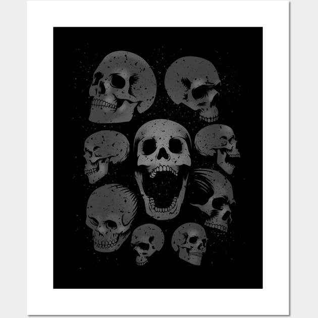 Skulls Wall Art by albertocubatas